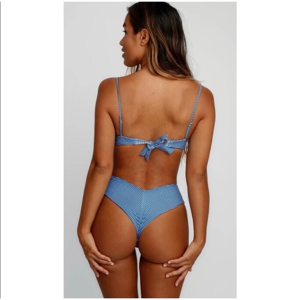 Skatie X Salty Blonde• ‘Mandi’ Bottom in Limited Ed in Lido Blue